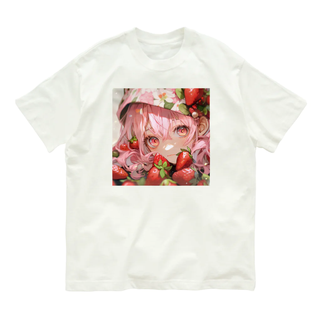 ぶーたんのいちごの夢幻 Organic Cotton T-Shirt