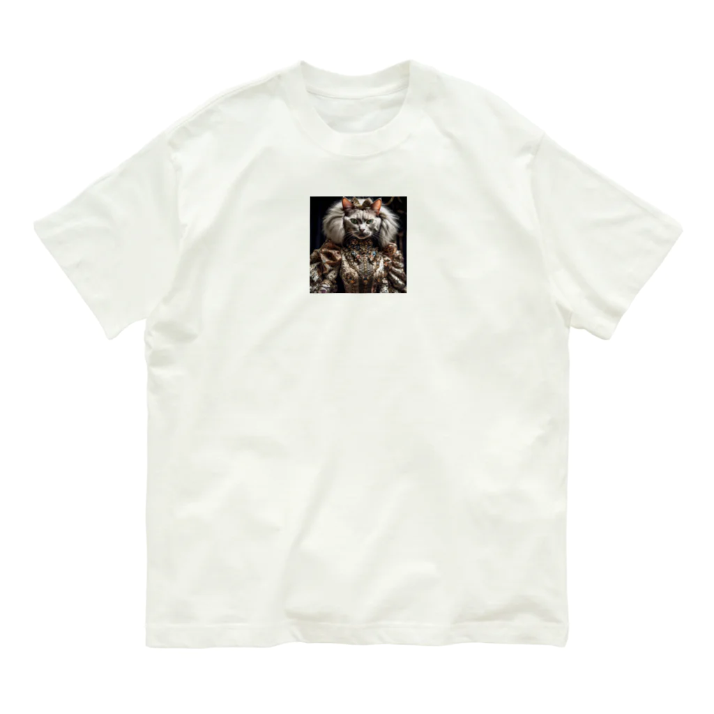 だんのんの猫王国の王様猫 Organic Cotton T-Shirt