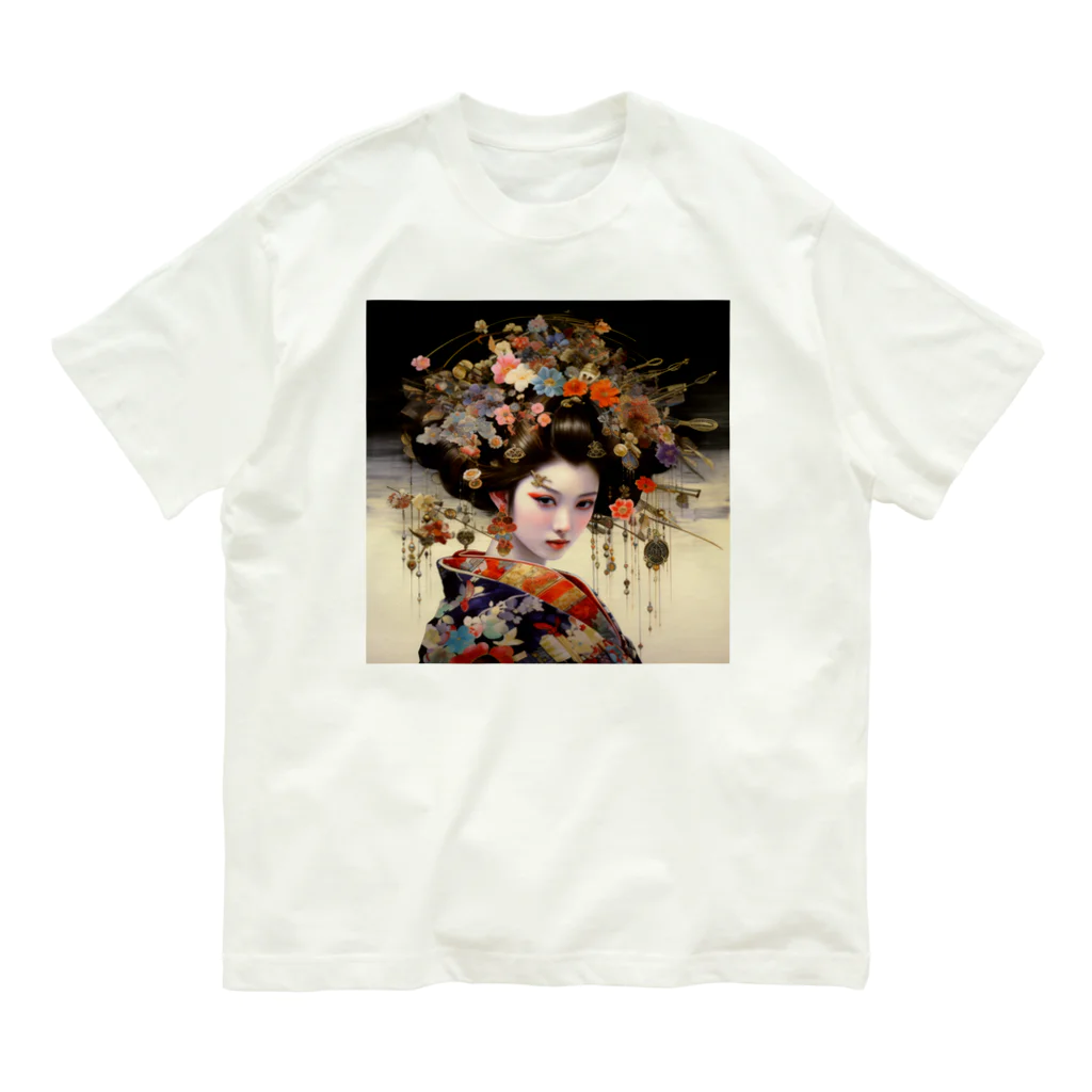 AQUAMETAVERSEの花魁　なでしこ1478 オーガニックコットンTシャツ