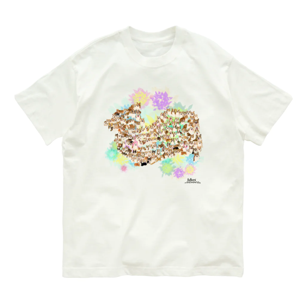 MILO_36のフラッフィだらけ Organic Cotton T-Shirt