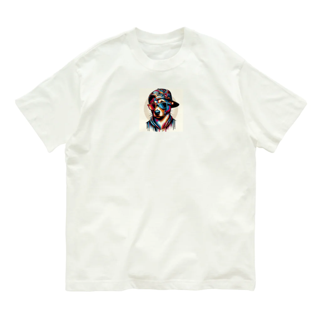 キャップ犬専門店のキャップ犬13 Organic Cotton T-Shirt