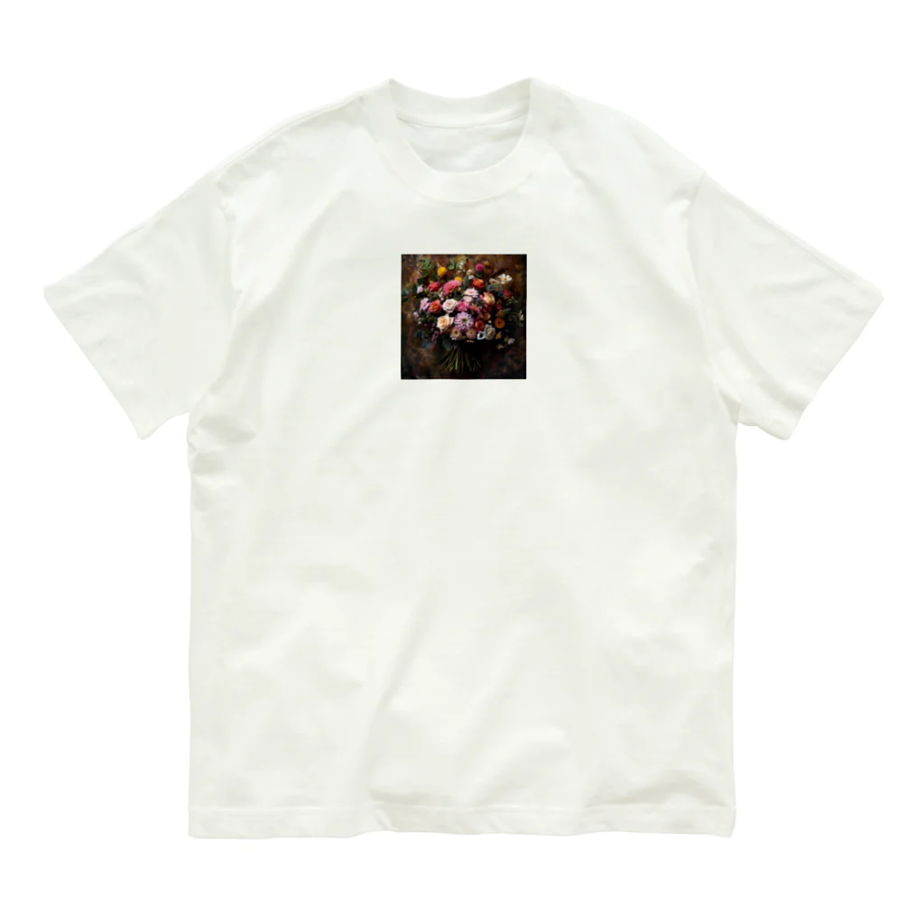 AQUAMETAVERSEの花束をあなたに　Hime  2530 オーガニックコットンTシャツ