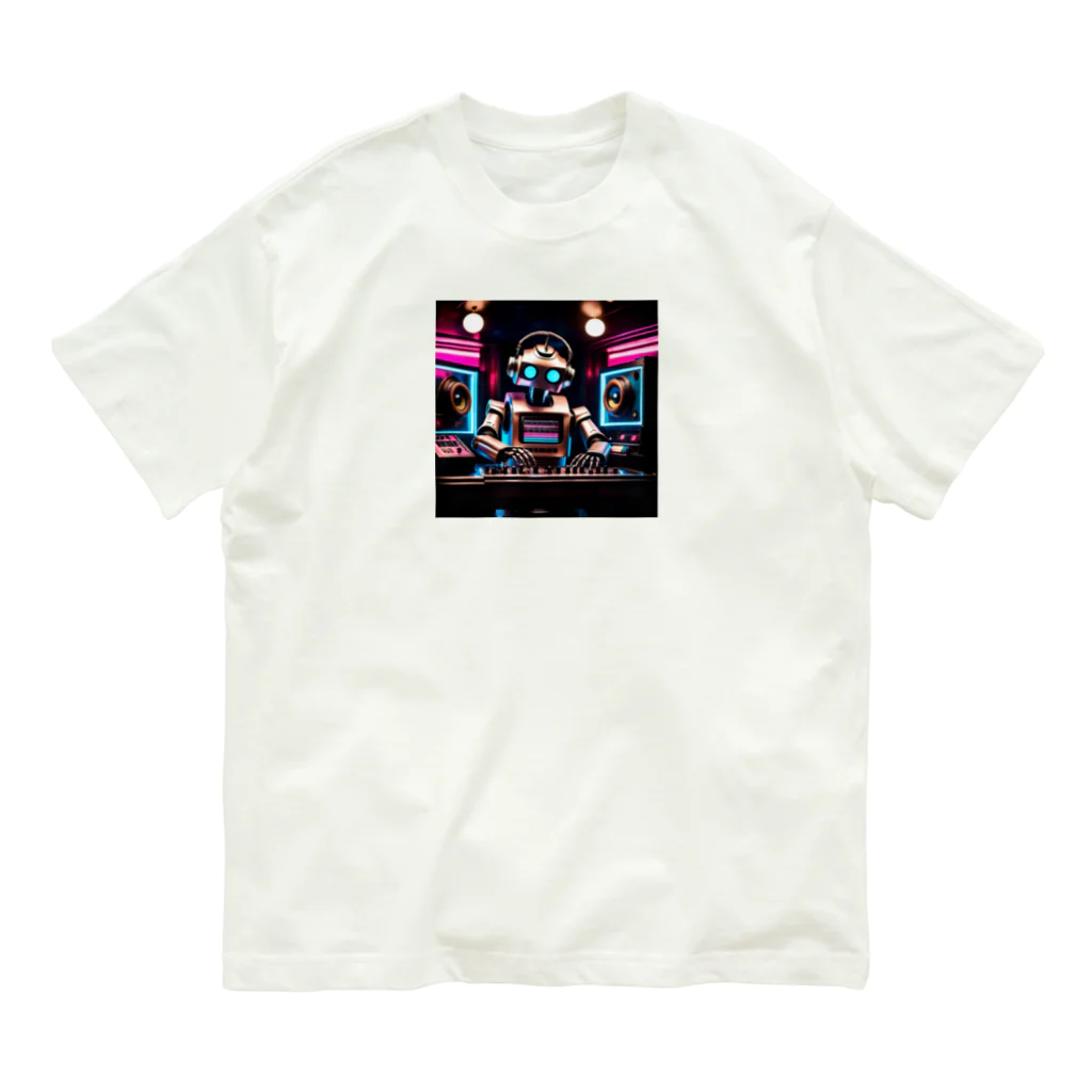 パワドラのDJロボット1 Organic Cotton T-Shirt