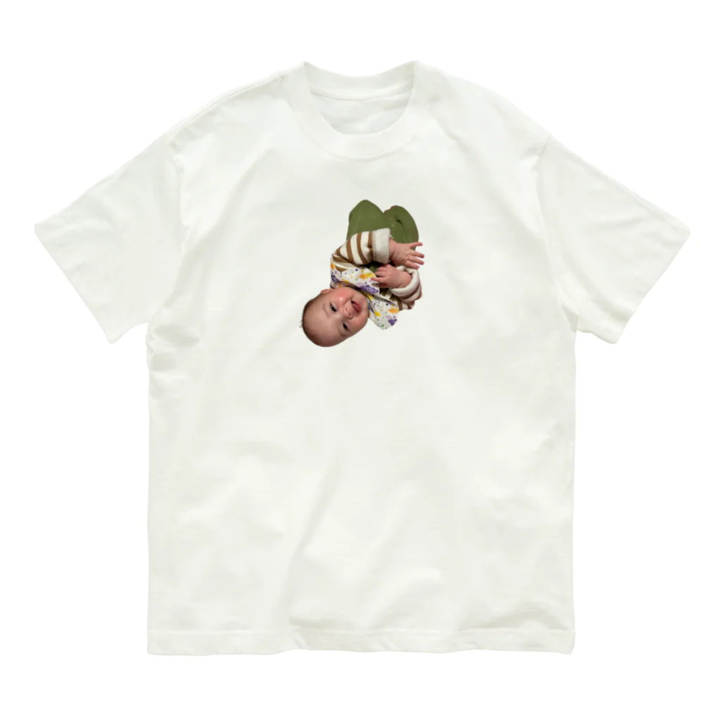 Itto_kawaiibabyのItto 赤ちゃん 産まれちゃったぁポーズ🥰 Organic Cotton T-Shirt