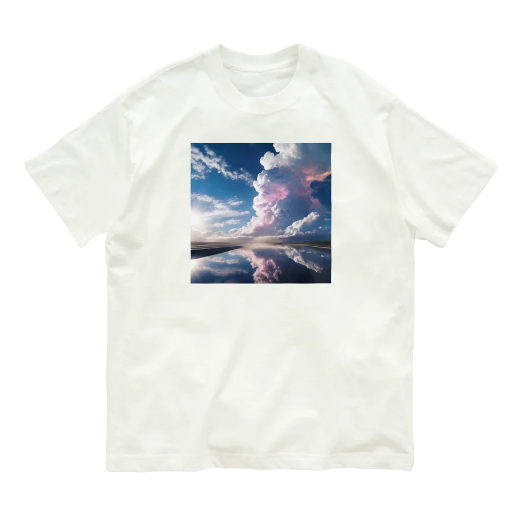 chan-takehaniの天空の鏡  オーガニックコットンTシャツ