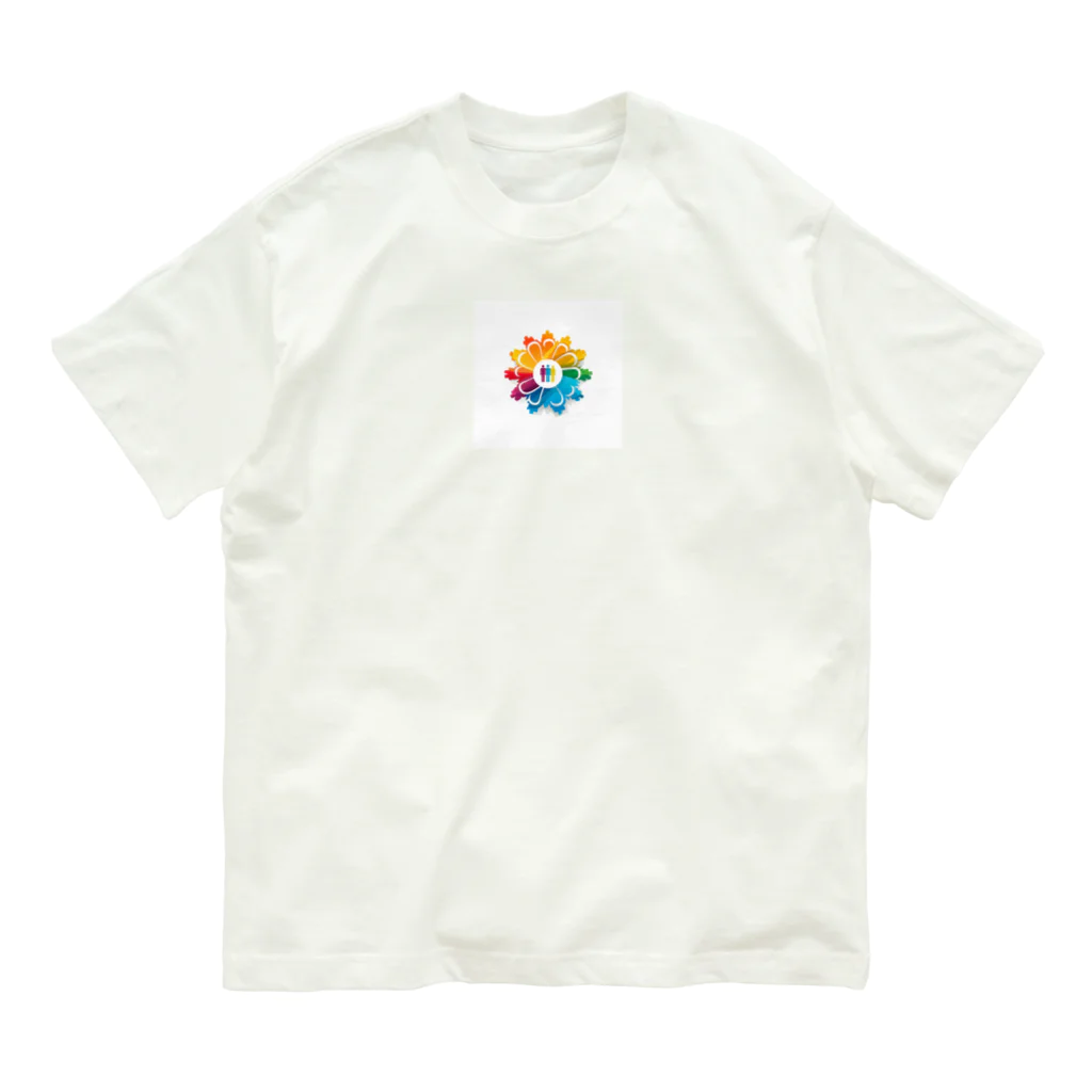 juten8の組合ロゴマーク オーガニックコットンTシャツ