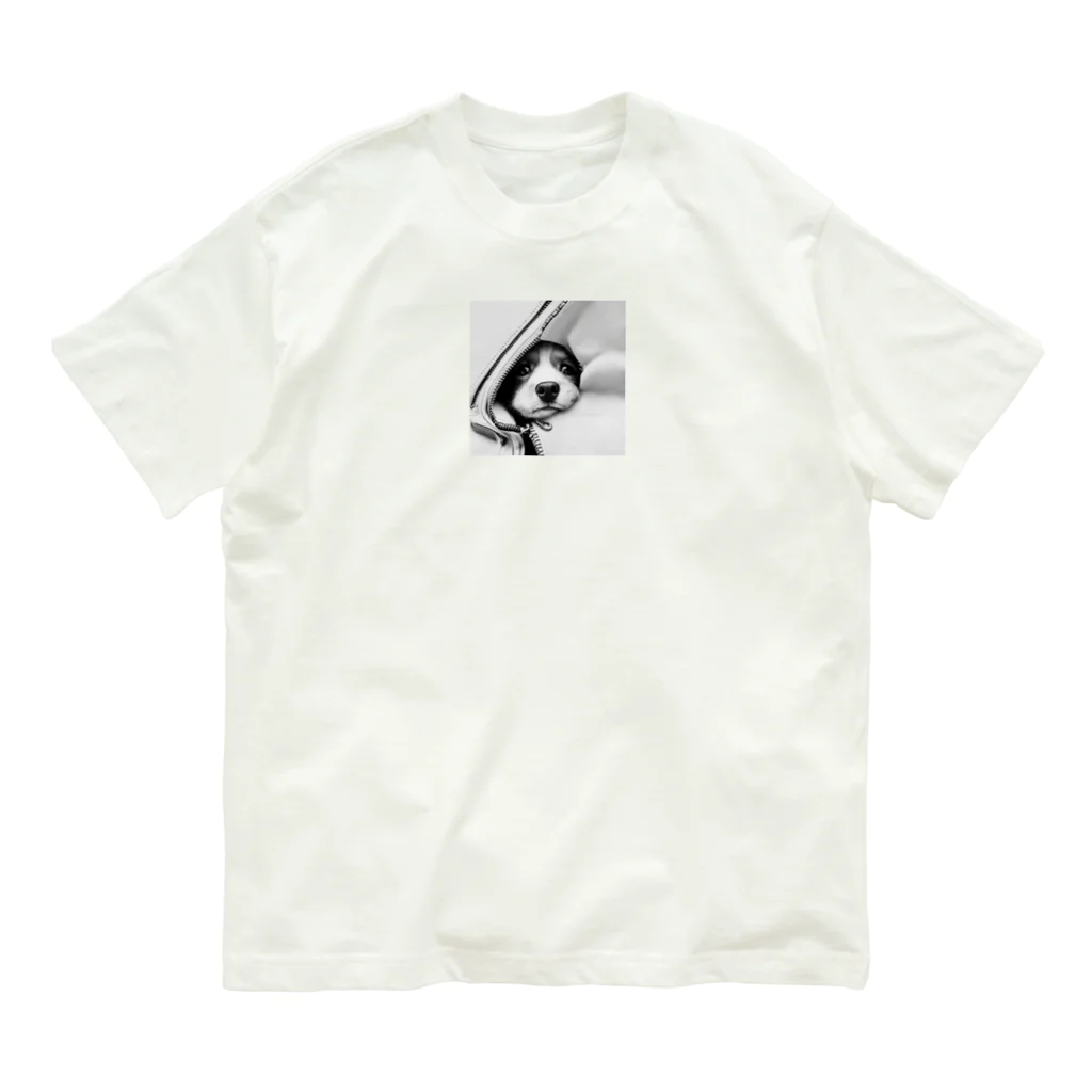 nakasato1979のジッパー犬 Organic Cotton T-Shirt