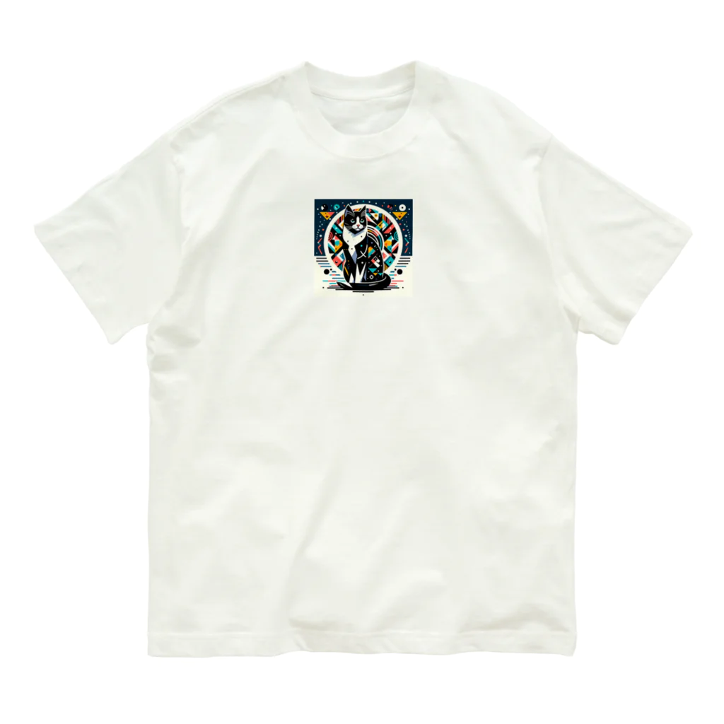 TAKEBOONのCATCAT オーガニックコットンTシャツ