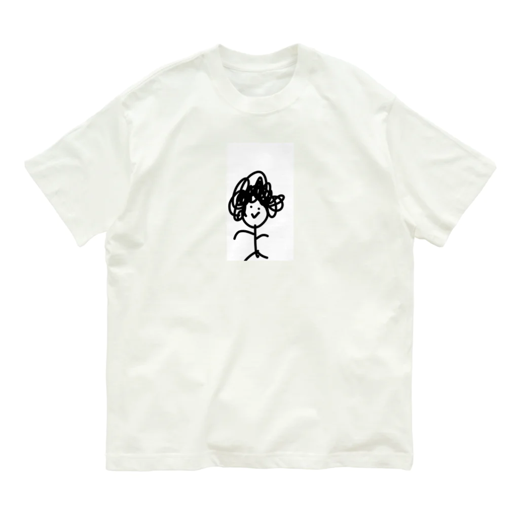 かいちゃんの天パくん オーガニックコットンTシャツ