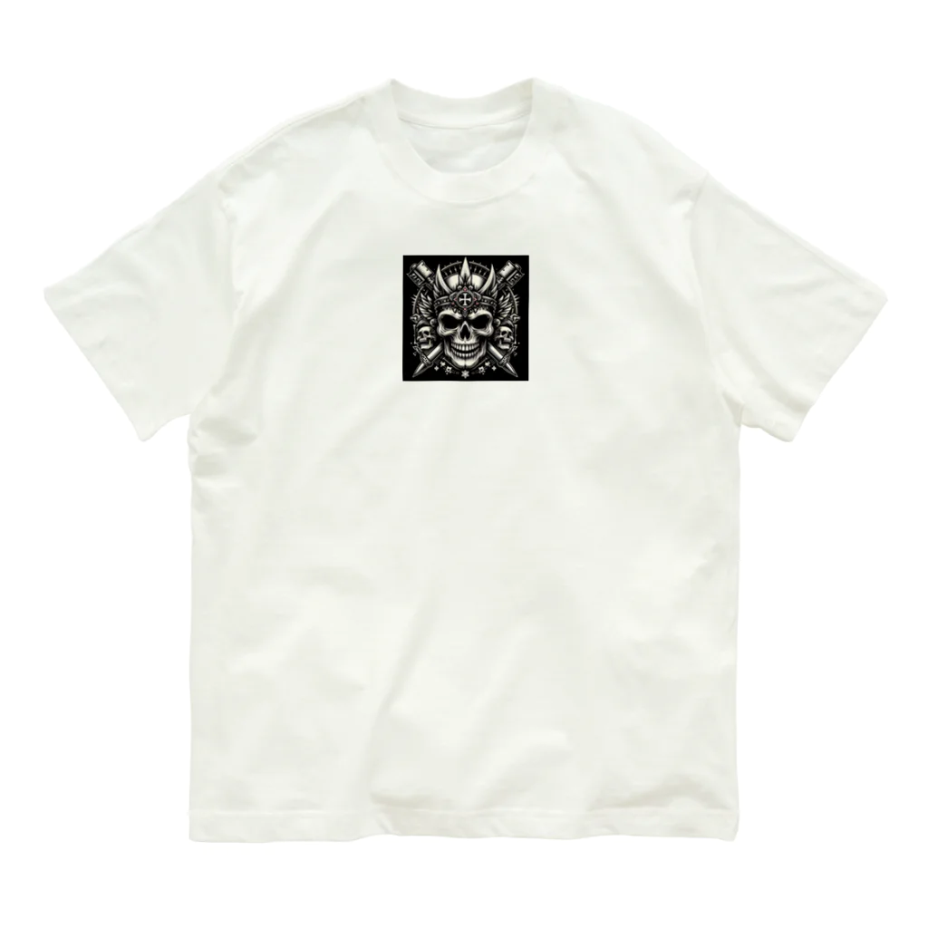 バッカスJPのスカル Organic Cotton T-Shirt