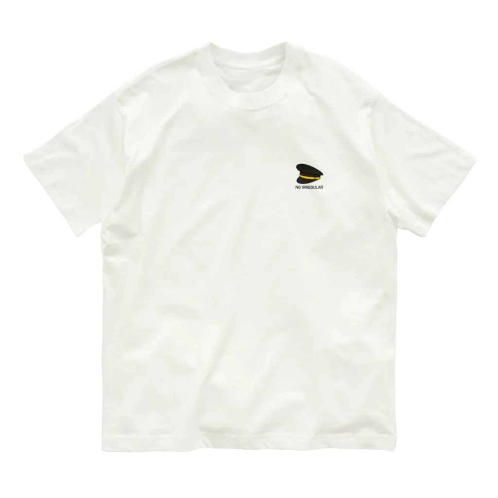 Kana design laboのNO IRREGULAR -pilot- Organic Cotton T-Shirt