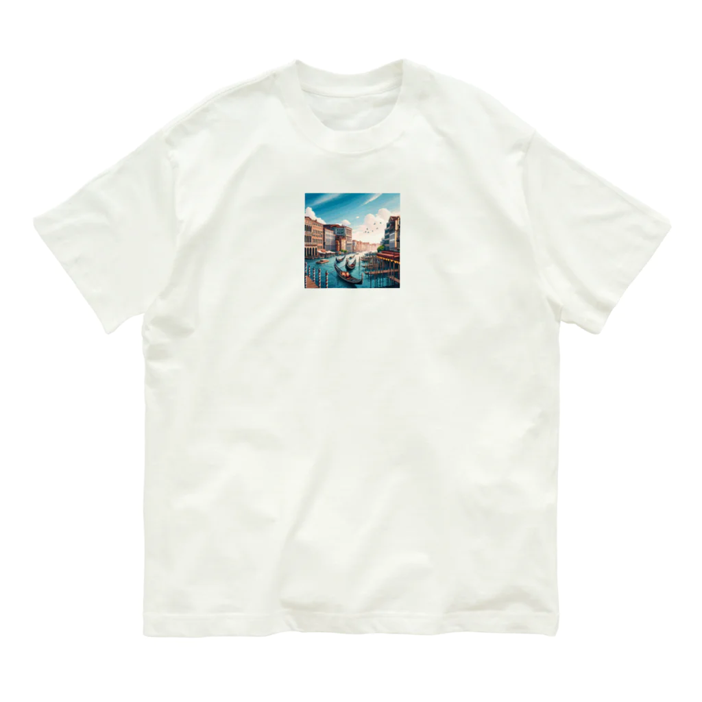 Pixel Art Goodsのヴェネチア（pixel art） Organic Cotton T-Shirt