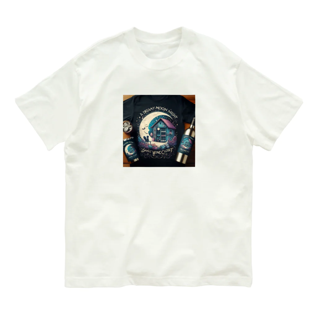 MOONY'S Wine ClosetのA Dreamy moon night Organic Cotton T-Shirt