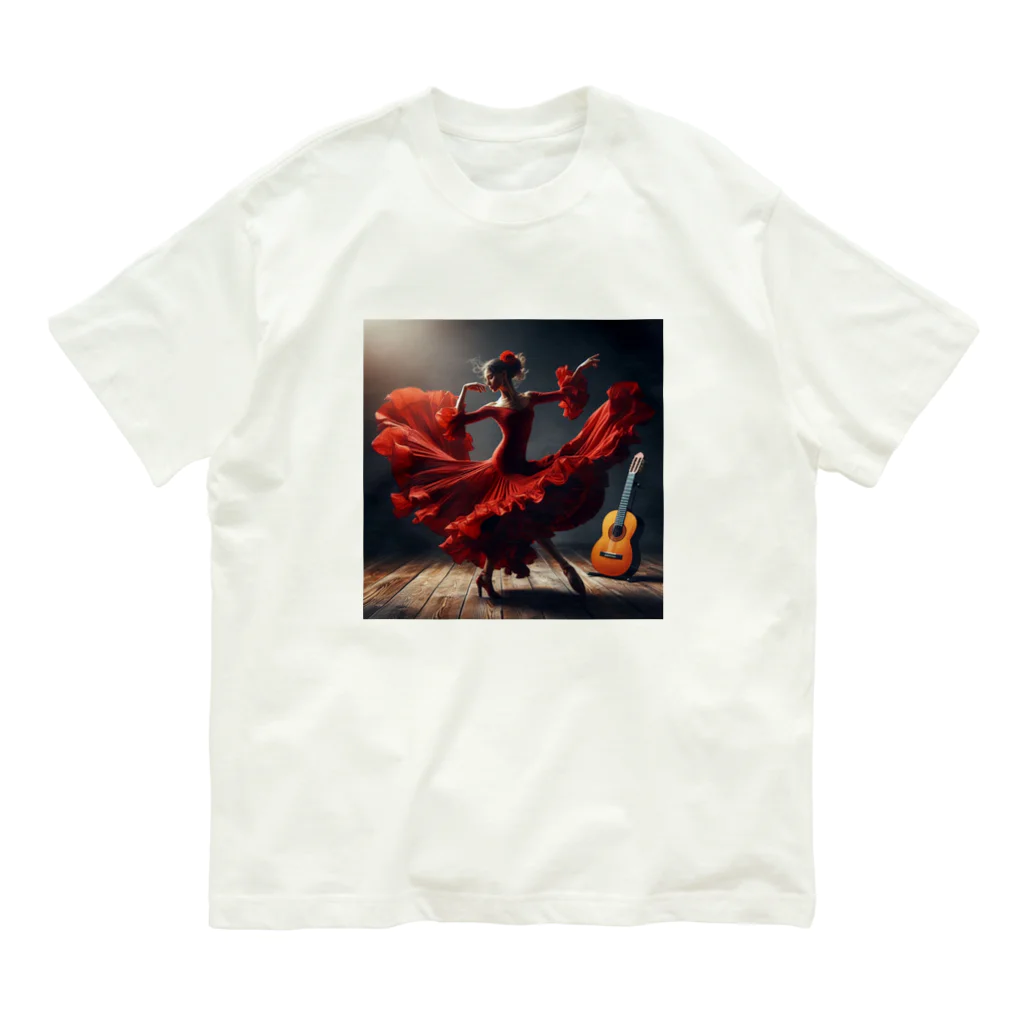 age3mのDancing of Love オーガニックコットンTシャツ