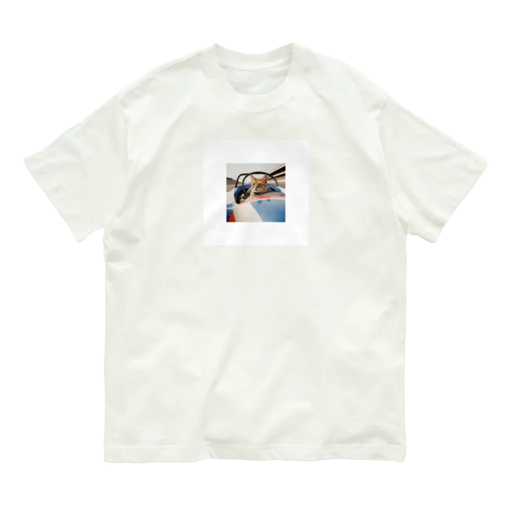 保護ねこねっこ倶楽部のスピードスターにゃんこ Organic Cotton T-Shirt