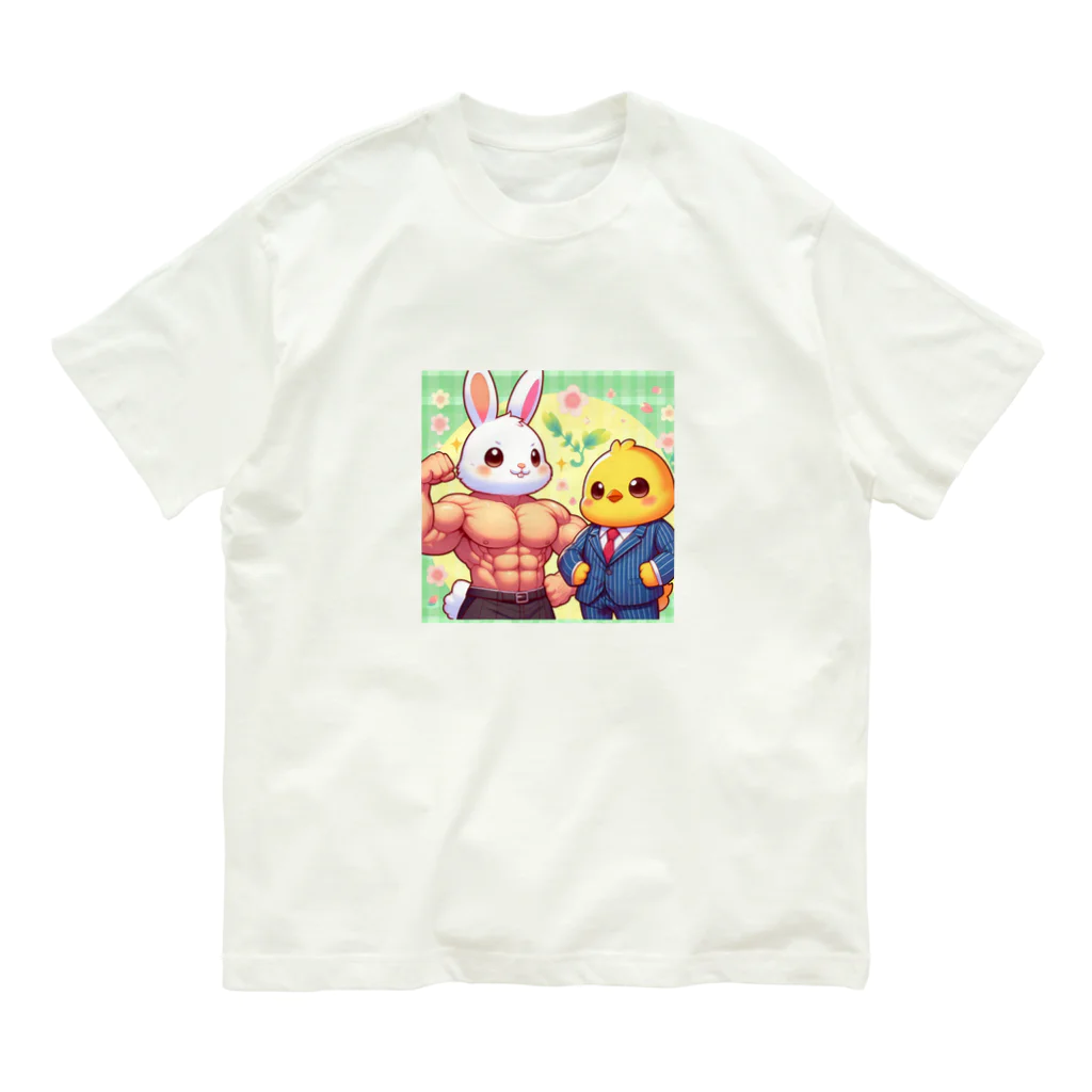 jyabajyaの親愛なる君と僕‐ダサカワVer. オーガニックコットンTシャツ