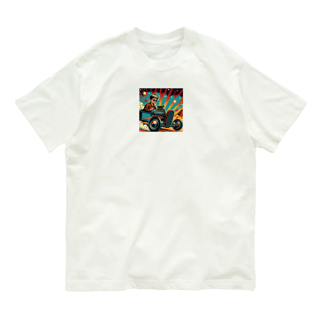 kenken,usのホットロッド Organic Cotton T-Shirt