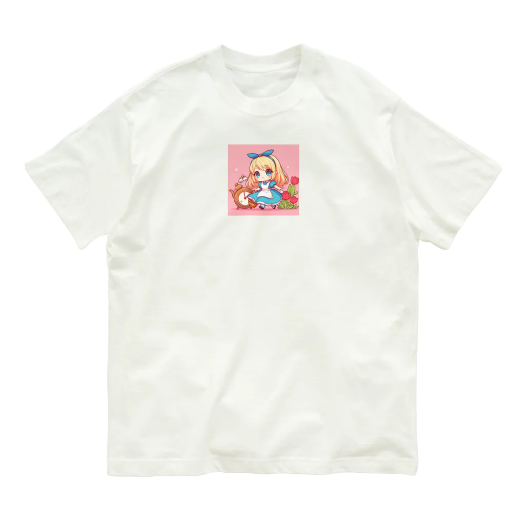 xsayaxの不思議の国のアリス少女 Organic Cotton T-Shirt