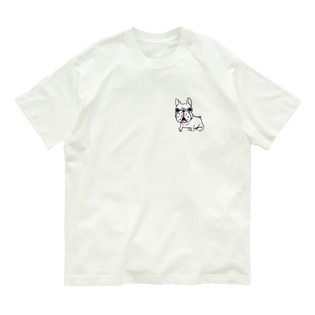 ブヒーズのSNUB NOSE DOGS※フレンチブルドッグ※ Organic Cotton T-Shirt