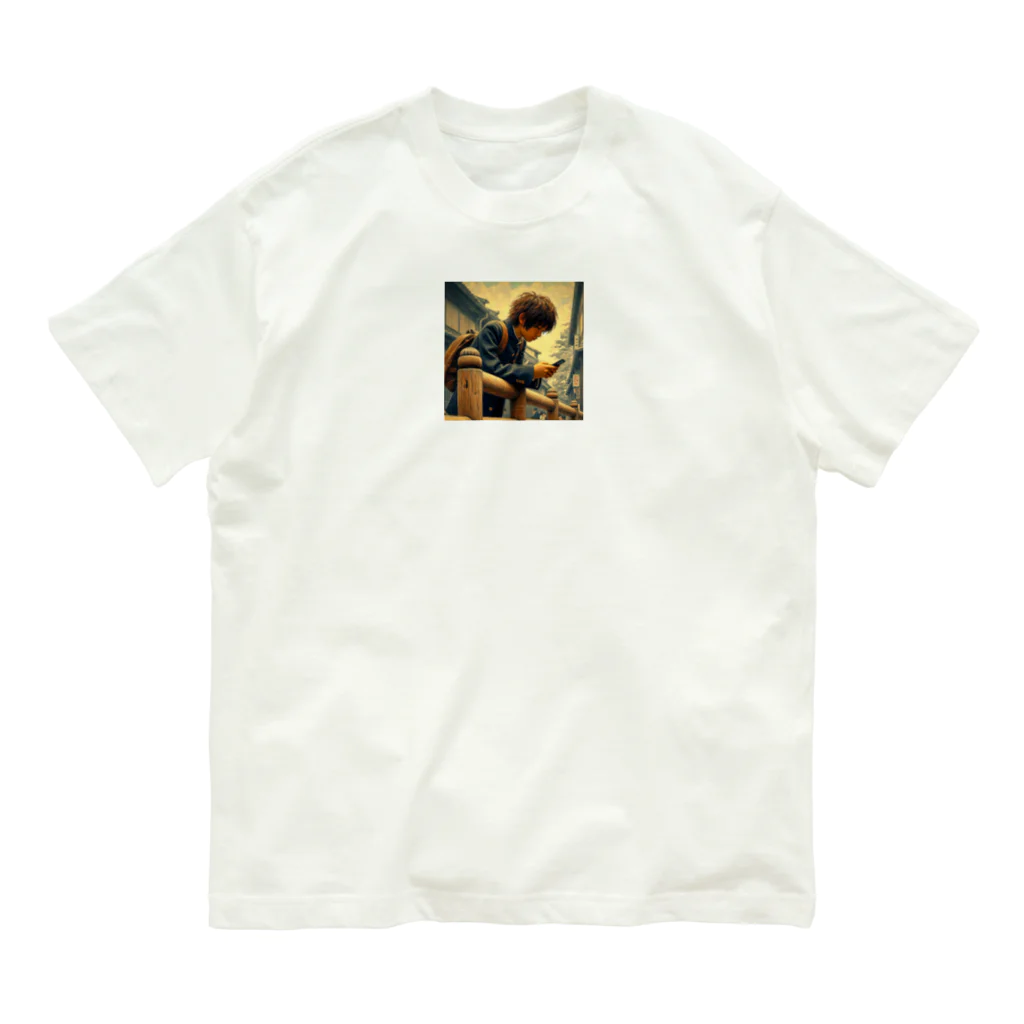 hamanakoのスマホ男子 Organic Cotton T-Shirt