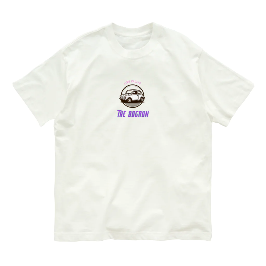 araakii@꧁THE DOGRUN꧂のTHE DOGRUN CAR  water mark Organic Cotton T-Shirt