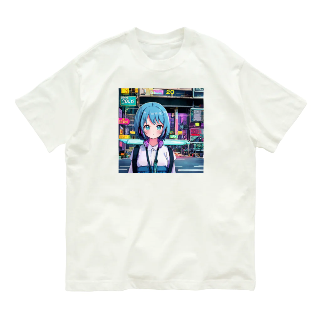 kotoha416 Music OFFICIAL GOODSのAozuki│アオヅキ Organic Cotton T-Shirt