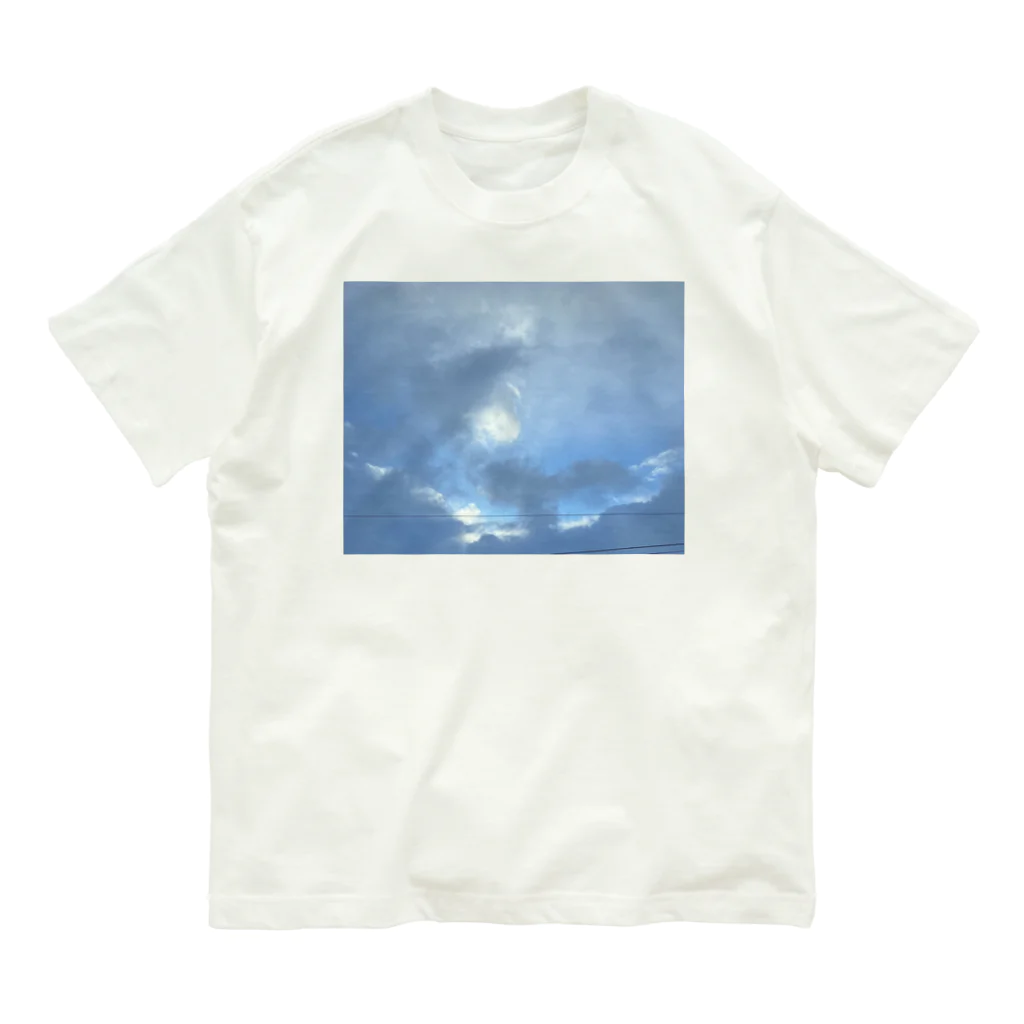 そらの朝日と雲 Organic Cotton T-Shirt