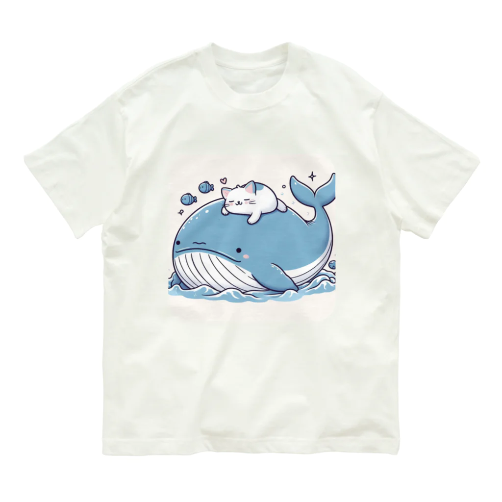 ニャーちゃんショップの眠りネコ Organic Cotton T-Shirt