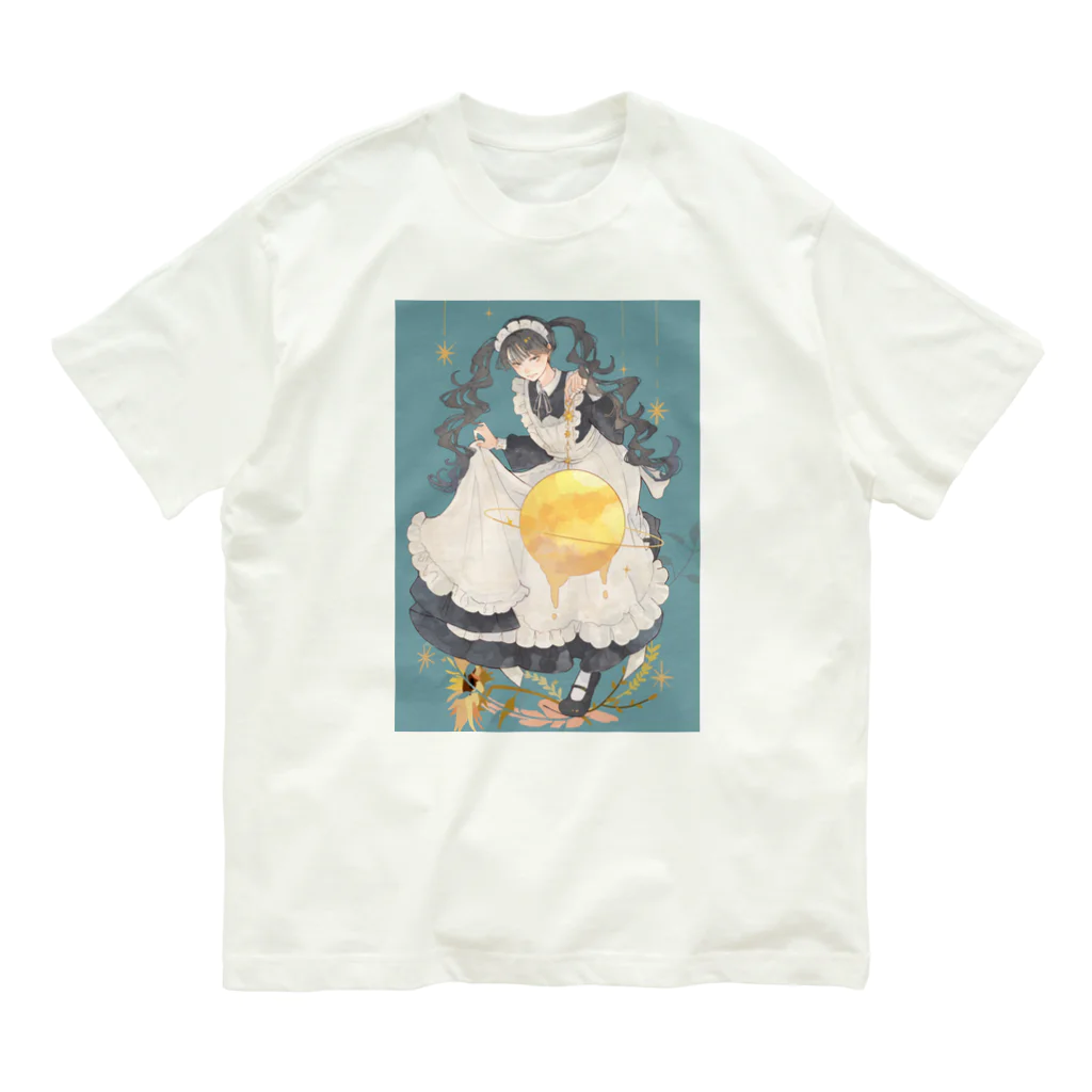 amemugi（あめむぎ）の夜を迎えに オーガニックコットンTシャツ