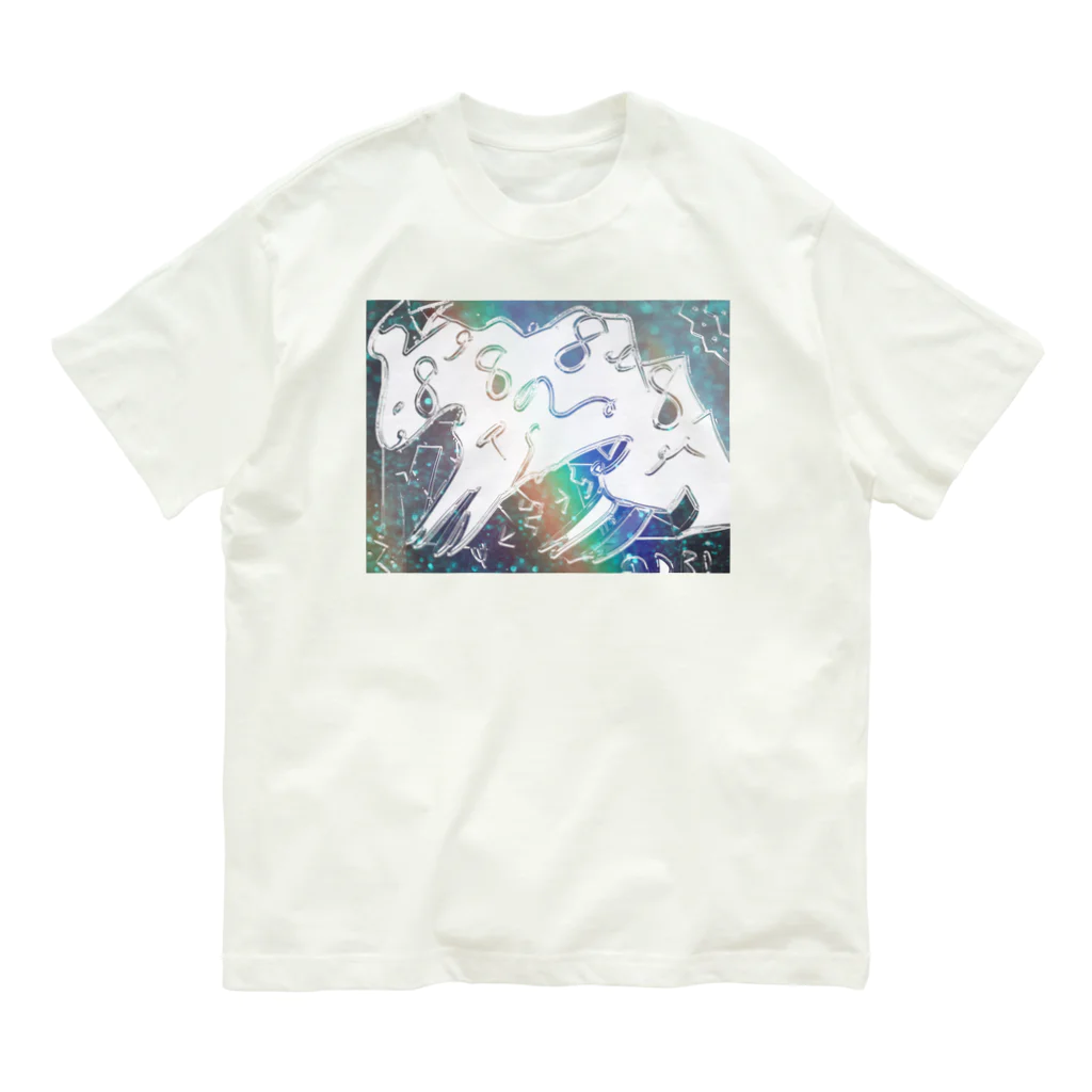 エネハピる〜🫧✨の自然✨🗻🌿‬ エネルギー♪ オーガニックコットンTシャツ