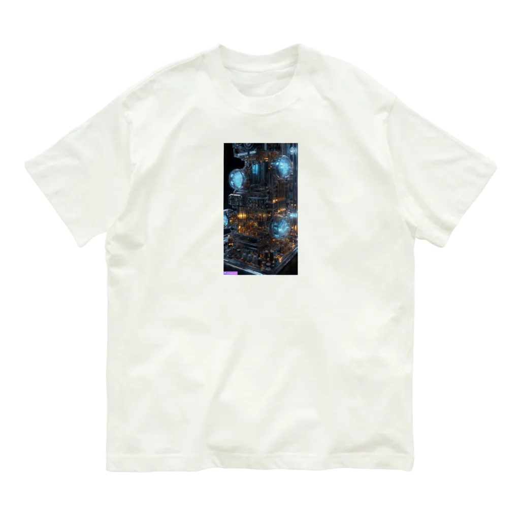 gomaabura1213の電子回路 オーガニックコットンTシャツ