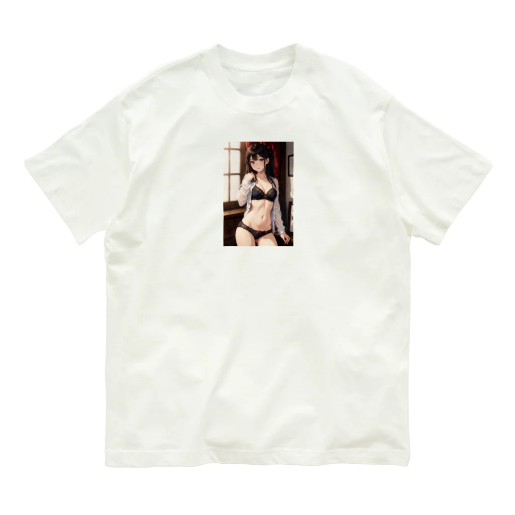 inoken_のカワイイ下着女子 Organic Cotton T-Shirt