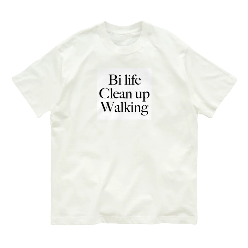 mamixmamixのBi life Clean up オーガニックコットン Tシャツ オーガニックコットンTシャツ