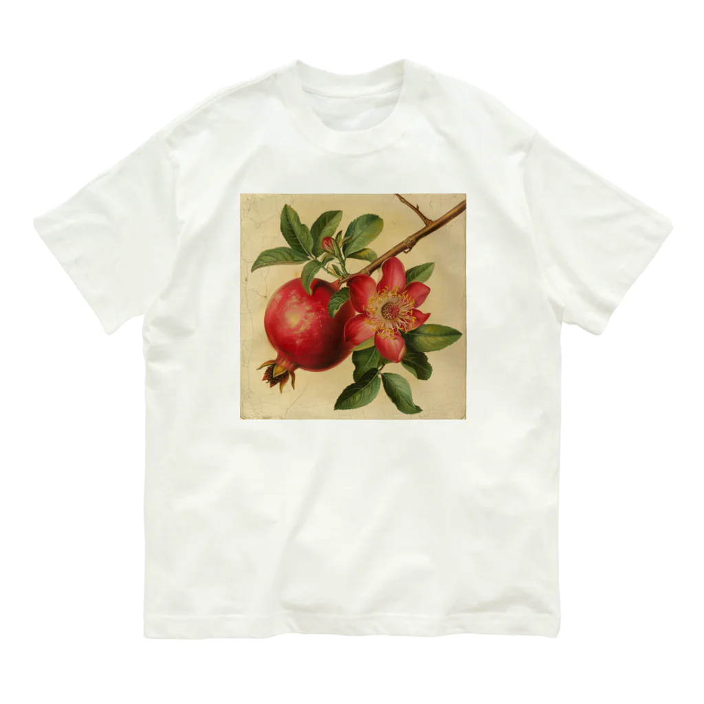 AQUAMETAVERSEのザクロ　なでしこ1478 Organic Cotton T-Shirt