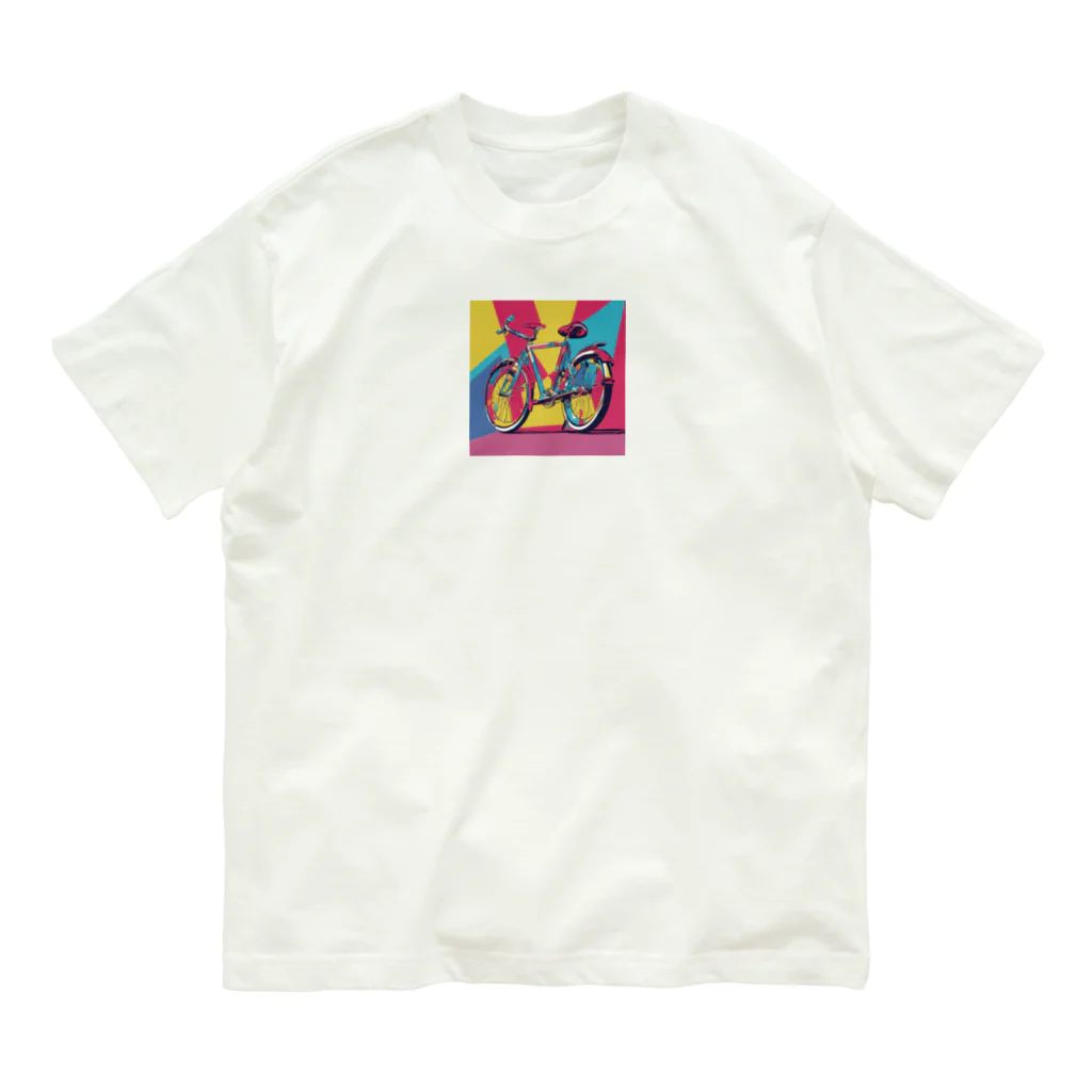 NeoPopGalleryのPOPART bicycle Organic Cotton T-Shirt