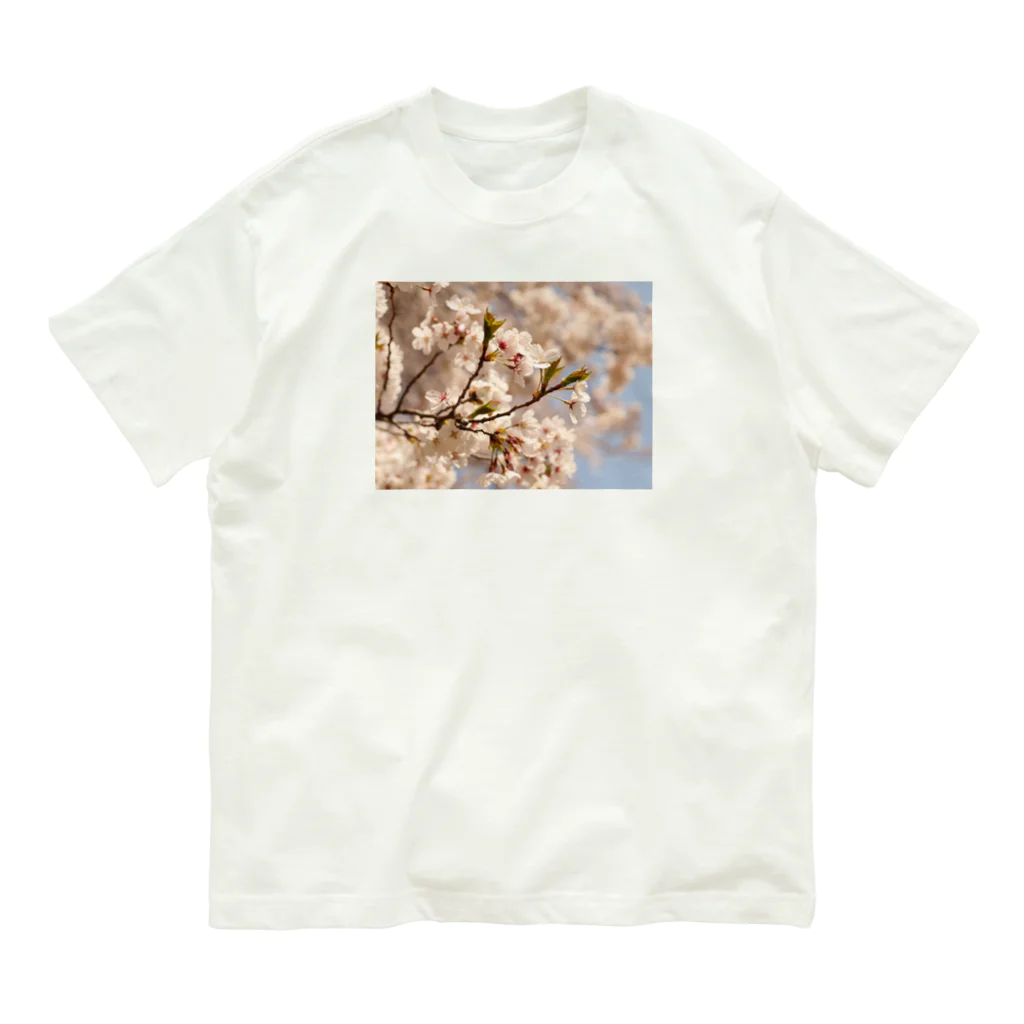 スピリチュアルキャットのさくら Organic Cotton T-Shirt