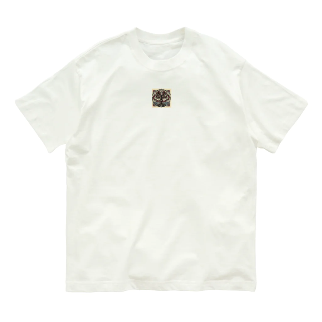 Dragon winの開運双龍 Organic Cotton T-Shirt