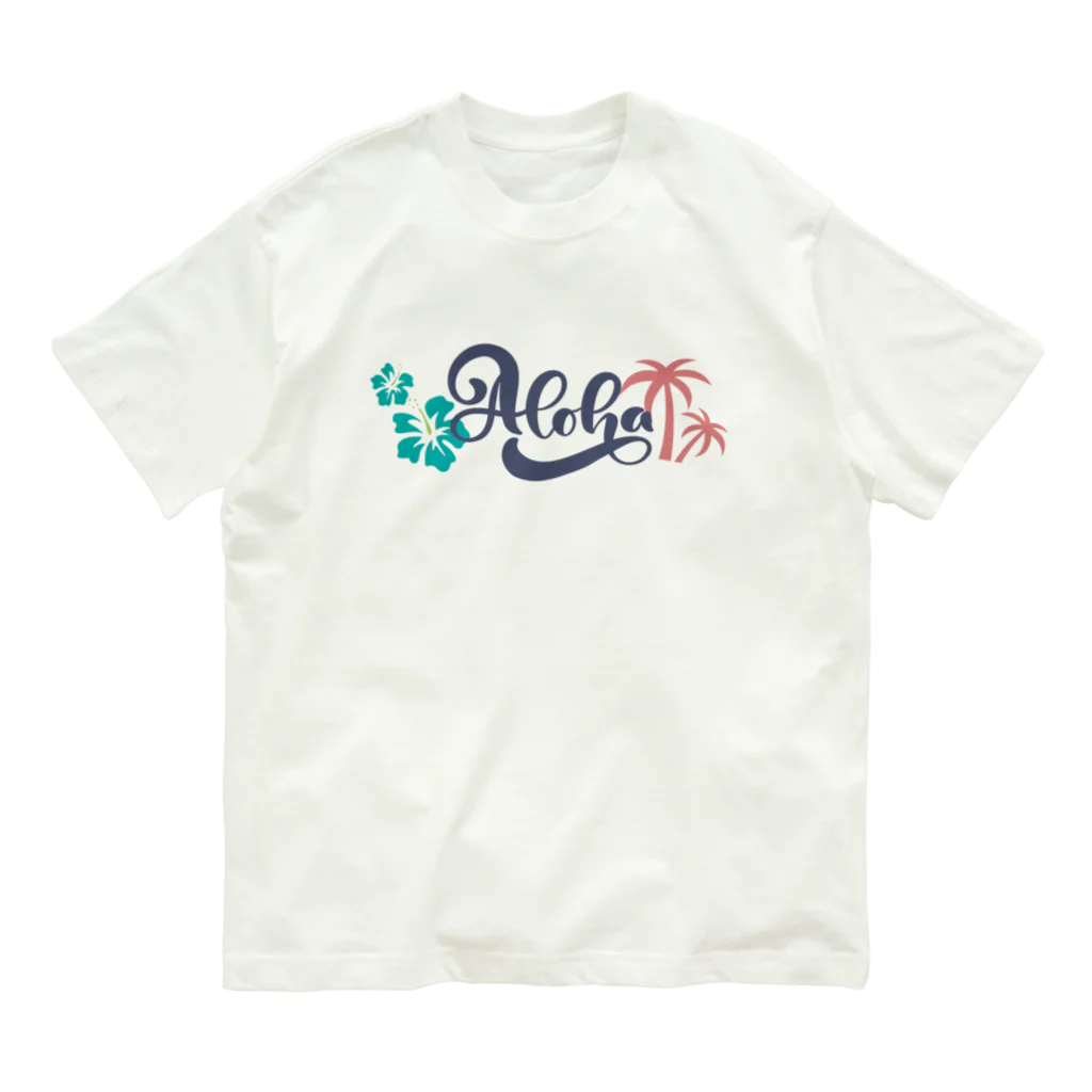 きら星のALOHA オーガニックコットンTシャツ