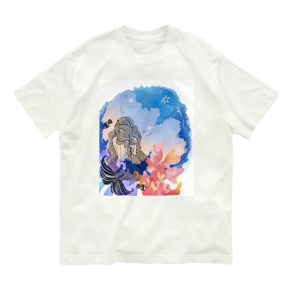 のんきな木の海の中のお姫様 Organic Cotton T-Shirt