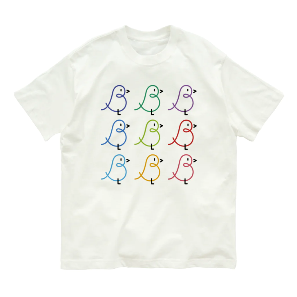 Burano-BirdのB-Bird 9 オーガニックコットンTシャツ