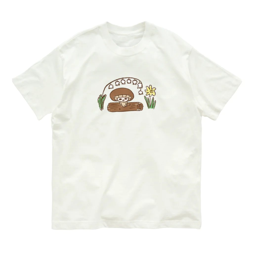 ねずみさんのブティックのしいたけまうすのはる Organic Cotton T-Shirt