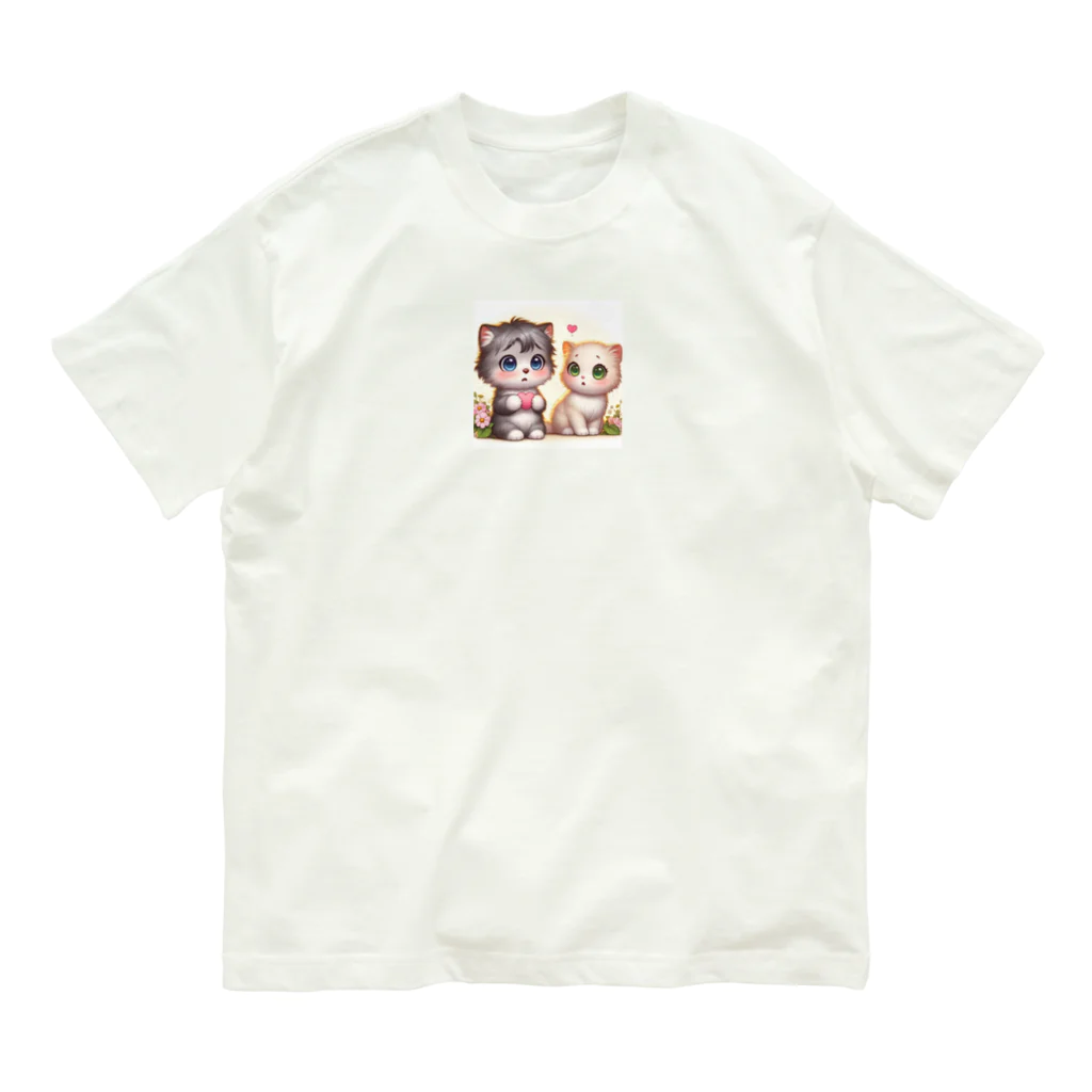 子猫カーニバルの子猫の告白 オーガニックコットンTシャツ