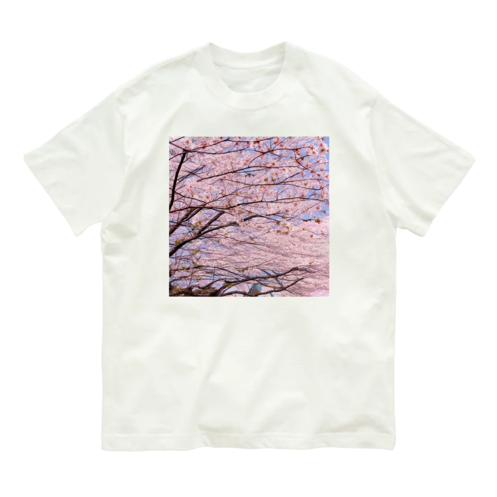 辺賦志ショップの美しき桜 Organic Cotton T-Shirt