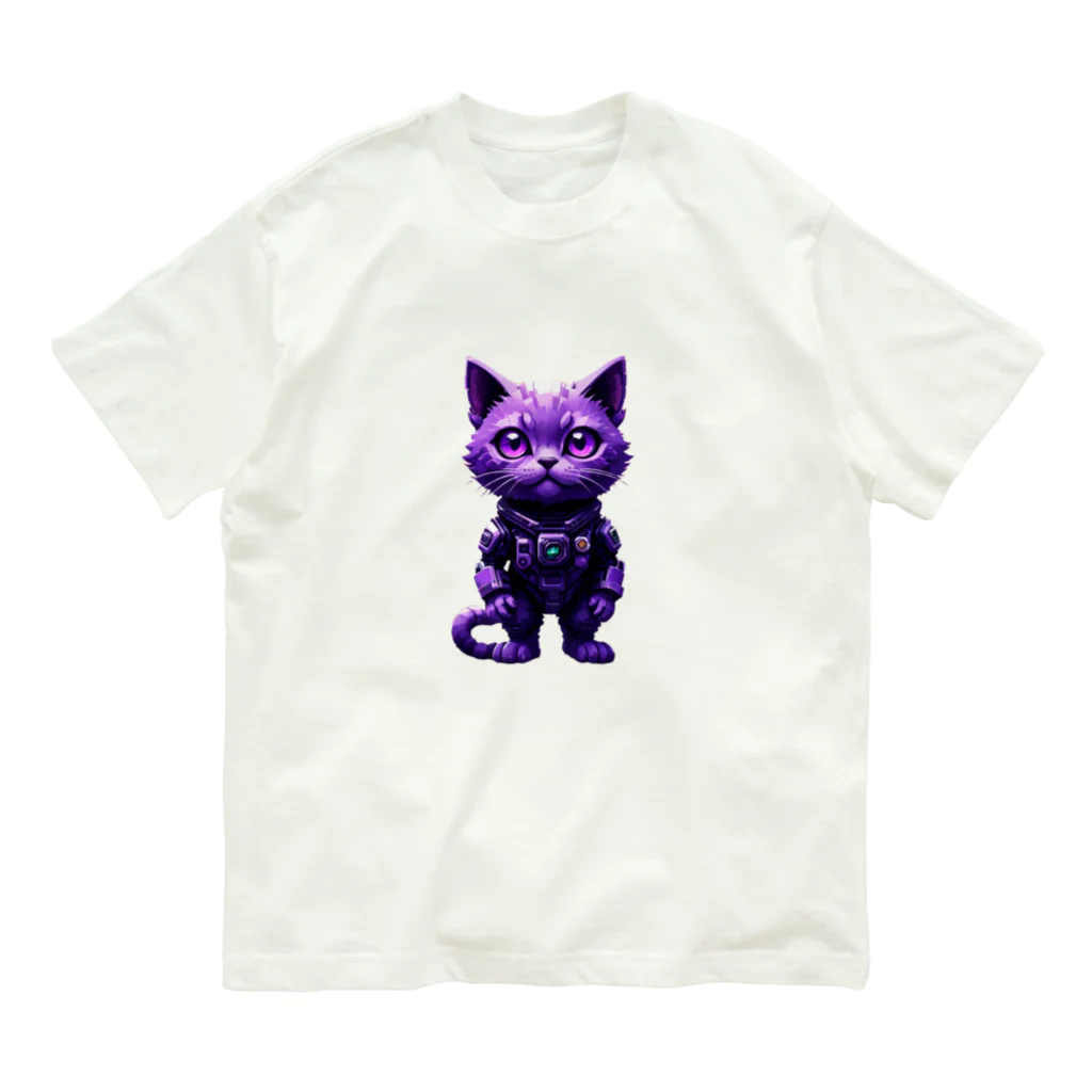 メロンパン猫の宇宙に連れてってくれる猫 Organic Cotton T-Shirt