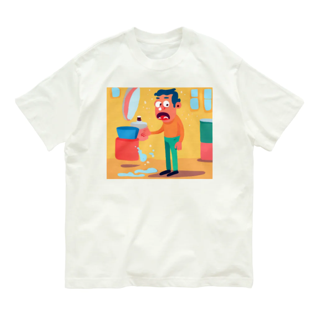 JINPACHIの優雅な男 Organic Cotton T-Shirt