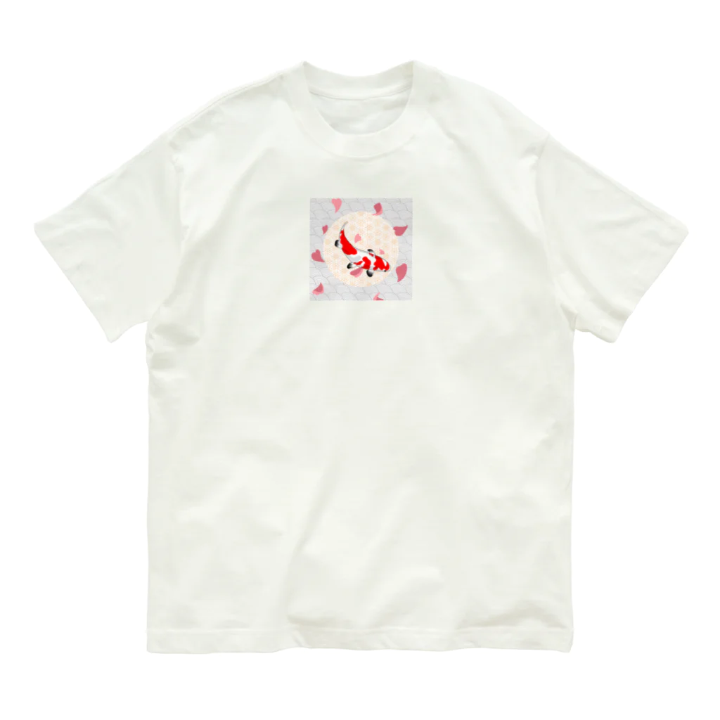 candy1063の鯉 オーガニックコットンTシャツ