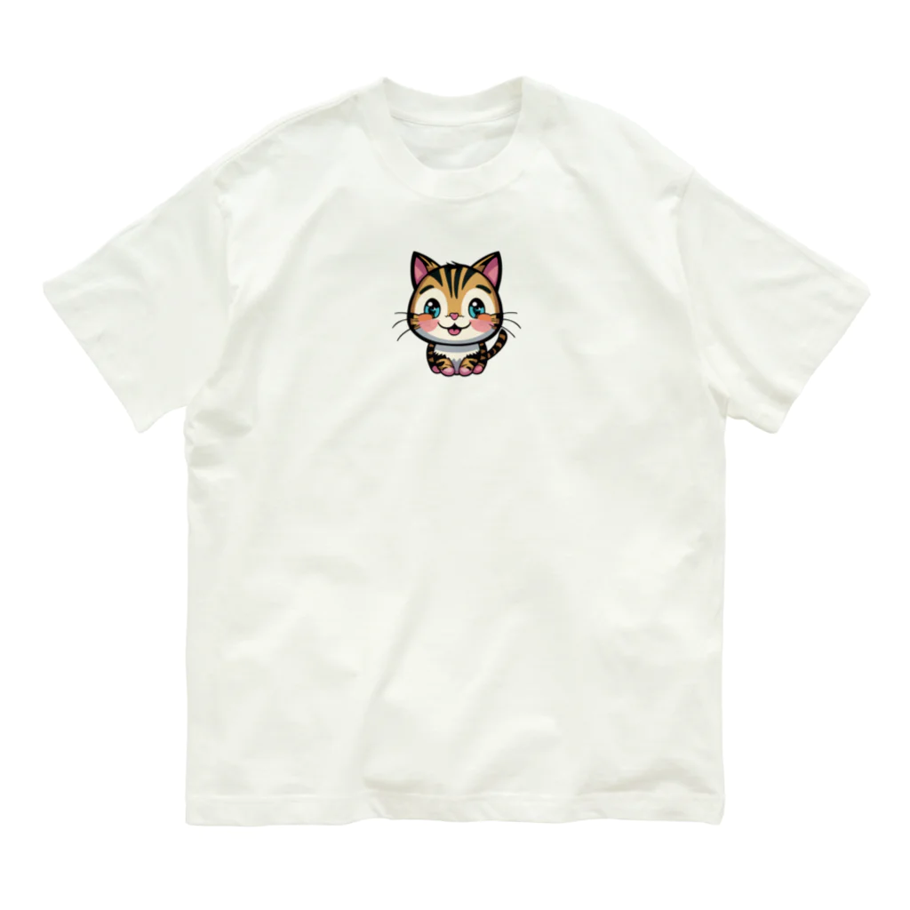 kenny777のトラ子猫 オーガニックコットンTシャツ