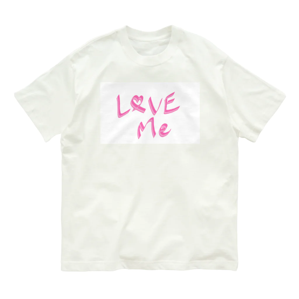 HigasaのLove me オーガニックコットンTシャツ