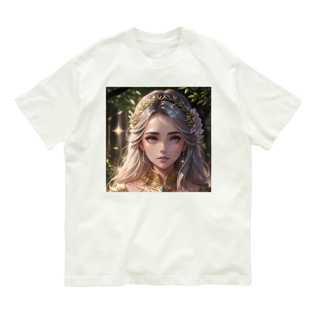 GOLD   of   Dragonsのfées des fleurages Organic Cotton T-Shirt