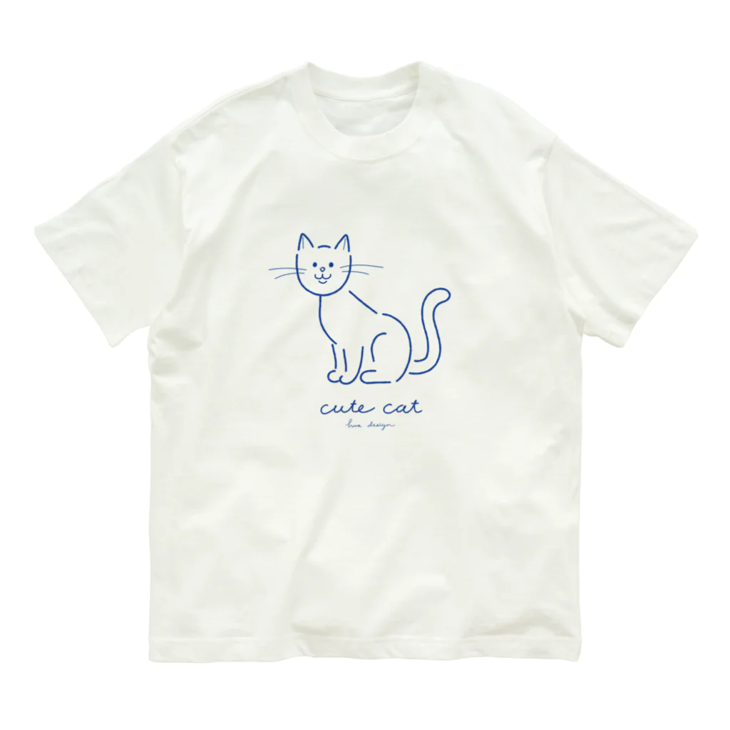 hua_design_のかわいいニャンコ Organic Cotton T-Shirt